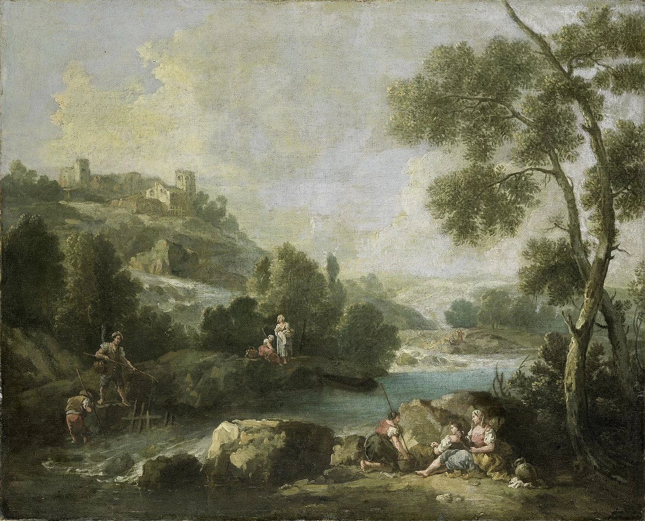 Paesaggio con figure - Rijksmuseum Amsterdam
